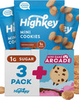 HighKey Low Carb Snickerdoodle Cookie  Keto Snacks Diabetic Desserts Diet Friendly Food Gluten Free Zero Carbs Treat Cinnamon Sweets Healthy Snack Foods Almond Flour Sugar Free Cookies 3Pack