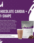 Chocolate Cardia  ViShape  1 Shake Pouch 24 Servings  1 Box Chocolate MixIn 15 Servings Delicious Chocolate Goodness Formerly Known as Visalus