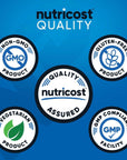 Nutricost BCAA Powder (Unflavored, 30 Servings) - Vegetarian, Non-GMO, Gluten Free, Optimal 2:1:1 Ratio