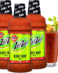 Zing Zang Bloody Mary Mix 175L  Pack of 3 Zesty and Spicy Premium Blend for Cocktails Ideal for Parties Events and Bar Ready to Use Bundled with Parkway Distributors Four Way Measuring Spoon