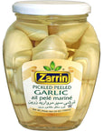 Zarrin  Pickled Peeled Garlic 24 Oz 700g