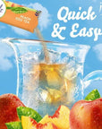 Crystal Light Peach Iced Tea Drink Mix, 4 Packets - Pack of 3 (12 ct in total)