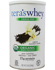 tera's: Organic Whey Protein, Bourbon Vanilla, 12 oz