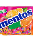 Mentos Foodkoncept Chewy Mints Assorted Fresh Mixed Fruit Variety Candy OrangeStrawberryLimeLemon 1050 Ounce