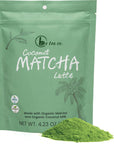 Be Tea Co Coconut Matcha Latte  Organic DairyFree Latte Mix  Japanese Ceremonial Grade  AntioxidantRich  Vegan Drink  No Added Sugars  24 Servings