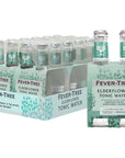 Fever Tree Elderflower Tonic Water  Premium Mixer  Refreshing Beverage for Cocktails  Mocktails Naturally Sourced Ingredients No Artificial Sweeteners or Colors  200 ML Bottles  Pack of 24