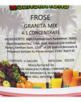 Frosé Frozen Rosé Drink Mix Tropical Sensations 64 oz bottle