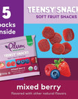 Plum Organics | Teensy Fruit Snacks | Organic Toddler & Kids Snacks | Berry | 0.35 Ounce Snack (40 Total) Packaging May Vary