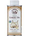 La Tourangelle, Garlic Oil, High Oleic Oil for Cooking Pastas, Salad Dressings, Drizzle on Popcorn, Irresistible Aroma and Flavor, 8.45 fl oz