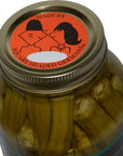 Texas Hill Country Pickled Garlic Dill Okra 32 oz