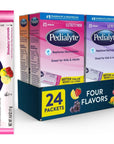 Pedialyte Electrolyte Powder Packets, Variety Pack, Hydration Drink, 24 Single-Serving Powder Packets