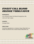 Finest Call Premium Blood Orange Sour Drink Mix 1 Liter Bottle 338 Fl Oz Pack of 3