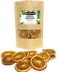 Dehydrated Dried Orange Slices Wheels  Approx 17 Slices  100 Natural  Sugar Free  Gluten Free  Dehydrated Orange Wheels for Cocktails Garnishes Deserts  Fruit Slice  176 OZ  50 Grams