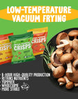 The Daily Good Shiitake Mushroom Crisps - 3-Pack Mushroom Chips,Gluten-Free Mushroom Snack,Non-GMO,Original, Wasabi, and Mexican Chili Flavors, Vegan Food,Vegan Chips, Vegan Snacks,0.2 lbs