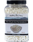 Vanilla mini dehydrated marshmallows in Reusable Container by Medley hills farm  mini marshmallows for hot chocolate  Perfect Dehydrated marshmallow bits For Cereal Cocoa Ice Cream Coffee toppings hot chocolate marshmallows and Desserts