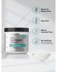 Multi Collagen Protein Powder 16 oz | Type I, II, III, V, X | Hydrolyzed Collagen Peptide Powder | Keto & Paleo Friendly | Unflavored & Gluten Free | by Horbaach