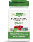 Nature's Way Schizandra Capsules, Fruit, 100 Count (Pack of 2)