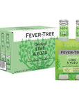 Fever Tree Sparkling Yuzu  Lime  Premium Quality Mixer  Refreshing Beverage for Cocktails  Mocktails Naturally Sourced Ingredients No Artificial Sweeteners or Colors  200 ML BottlesPack of 24