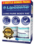 Lipozene Diet Pills - Weight Loss Supplement - Two Bottles of 30 Capsules, 60 Capsules