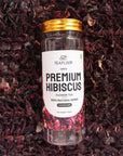 TEAFLOOR Dried Natural Hibiscus Flower TeaWhole Flower Caffeine Free TeaDried Hibiscus FlowersBrew Hot Or Iced Herbal Hibiscus Tea No Small Pieces Brew Hot Or Iced Net Weight 50G 30 Cups