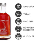 Runamok Maple Syrup Organic Sugarmakers Cut  Grade A Vermont Maple Syrup Amber Color Rich Taste  Pure Organic Maple Syrup  100 Natural  Classic Breakfast  Pancake Syrup  1268 Fl Oz 375mL