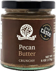 Nutural World - Crunchy Pecan Nut Butter 6 Oz (170g) Great Taste Award winner - Pure 100% single ingredient