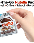 Mini Nutella Hazelnut Snack Pack 20 Pack Single Serve Perfect for Portion Cups Travel Friendly for Lunch Box or To Go or School Box