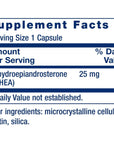 Life Extension DHEA 25 mg - Supplement for Hormone Balance, Immune Support, Sexual Health, Bone & Cardiovascular Health and Anti-Aging and Mood Support - Gluten-Free, Non-GMO - 100 Capsules