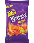 Takis Kettlez Fuego Potato Chips, Hot Chili Pepper and Lime Artificially Flavored Chips, 8 Ounce Bag