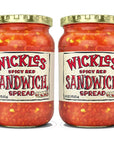 Wickles Spicy Red Sandwich Spread 16 OZ Pack of 2