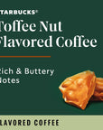 Starbucks Medium Roast K-Cup Coffee Pods - Toffeenut for Keurig Brewers - 10 Count (Pack of 6)