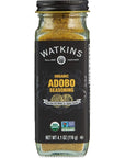 Watkins Gourmet Organic Spice Jar, Adobo, Non-GMO, Kosher, 4.1 oz. Bottle, 1-Pack