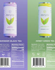 Zenjoy Lavender Black Tea Relaxation Drink 12 Pack  Calming Drink with Ashwagandha  Lemon Balm  NonAlcoholic Beverage Infused with LTheanine for Enhanced Focus  12oz Cans