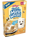 Frosted MiniWheats Cold Breakfast Cereal Fiber Cereal Kids Snacks Golden Honey 2 Boxes