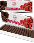 Sweets Raspberry Milk Chocolate Sticks 2 Pack Chocolate Candy Chocolate Box Chocolate Covered Fruit Box of Chocolates Chocolate Raspberry Candy Fruit Sticks Sweet Sticks