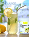 Lemon Juice Powder, 5.3oz(150g), 100% Pure, Vegan, No Additives, Non-GMO