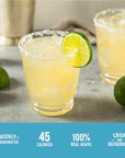 Owens Margarita Mix Premium Cocktail Mixer Made with Real Agave and Lime Juice  82oz Cans 24 pack