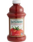 Sacramento Tomato Juice  Vegetable Juice Beverage  No Added Sugar No High Fructose Corn Syrup Gluten Free and Vegan  100 Tomato Juice  46 Fl oz of BETRULIGHT Value Pack of 2 Tomato Juice 46 FL OZ Bottle