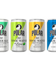 POLAR Diet Mixers Variety Pack Diet Ginger ale Diet Tonic With Lime Diet Tonic and Club Soda Premium Cocktail Mixers 75oz Can  24 PACK By LastFuel