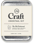 WP Craft Old Fashioned Cocktail Kit Mini Portable Carry On Travel Cocktail Kit Great Gifts for Him or Her 1 Pack