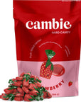 Strawberry Bon Bons by Cambie | 2 lbs of Strawberry Filled Hard Candy | Individually Wrapped Bon Bons | Deliciously Sweet Candy from Argentina (2 lb)