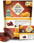 Sunny Fruit Organic Dried Pitted Deglet Nour Dates  1 Bag 5 Individual Portion Packs  Healthy Convenient Superfood Snack Packs  ORGANIC NONGMO HALAL KOSHER NO PRESERVATIVES NO SUGAR ADDED