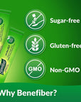 Benefiber Drink Mix On The Go Sugar Free  Taste Free 28 Stick Packs