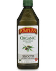 Pompeian USDA Organic Smooth Extra Virgin Olive Oil, First Cold Pressed, Smooth, Delicate Flavor, Perfect for Sautéing & Stir-Frying, 24 FL. OZ.