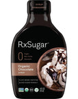 RxSugar Organic Chocolate Syrup 2Pack  Allulose sweetener  DiabetesSafe Natural Sugar  Keto Certified  NonGMO Project Verified  GlutenFree Certified