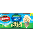 Idahoan Potato Shreds seasoned with Hidden Valley Original Ranch Pack of 12