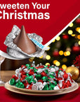 Hershey’s Christmas Kisses Chocolate Candy Kids and Adults - 2lb