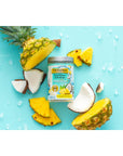 Twinings Cold Infuse Flavoured Cold Water Enhancer Probiotics Support Pineapple  Coconut Pack of 2 with By The Cup Coasters