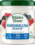 Walden Farms Marshmallow Dipping 12 oz Jar  Smooth  Creamy Vegan Paleo and Keto Friendly 0g Net Carbs  Perfect for Fruit Platters Ice Cream Parfait Smoothies Crackers and More