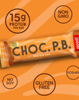 good! Snacks Vegan Protein Bars, Chocolate Peanut Butter Bar  (12 Bars)(60g per pack)